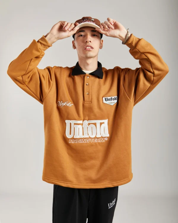 Camel Longsleeve Polo